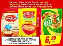 Rede Supermarket Farinha Láctea Nestlé Sache Leve Pague , Neston Nestlé Sache. ou Mucilon Nestlé Sachê Leve Pague oferta