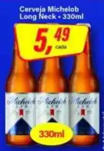 Rede Supermarket Cerveja michelob long neck oferta