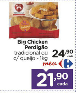 Carrefour Big Chicken Perdigao 1kg oferta