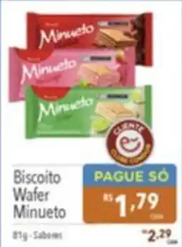 Gigante Atacadista Biscoito Wafer Minueto oferta