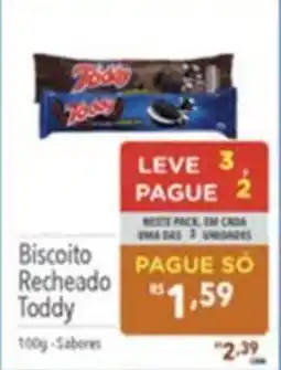 Gigante Atacadista Biscoito Recheado Toddy oferta