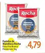 Atacadão Rocha grês - farinha de mandioca rocha oferta