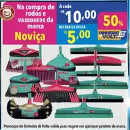 Gigante Atacadista rodos e vassouras da marca noviça oferta