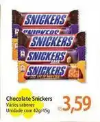 Atacadão Snickers - chocolate oferta