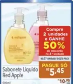 Gigante Atacadista Sabonete Líquido Red Apple oferta