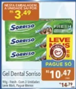 Gigante Atacadista Gel Dental Sorriso oferta