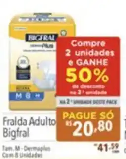 Gigante Atacadista Fralda Adulto Bigfral oferta
