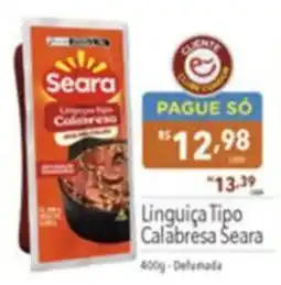 Gigante Atacadista Linguiça tipo calabresa seara oferta
