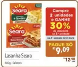 Gigante Atacadista Lasanha seara oferta