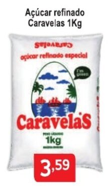 Acucar Refinado Caravelas 1kg