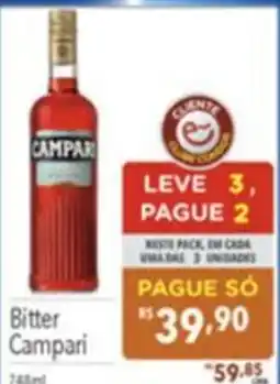 Gigante Atacadista Bitter Campari oferta