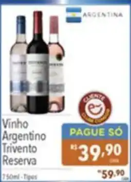 Gigante Atacadista Vinho Argentino Trivento Reserva oferta