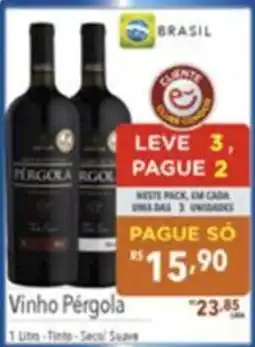 Gigante Atacadista Vinho Pergola oferta