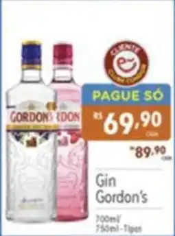 Gigante Atacadista Gin Gordon's oferta