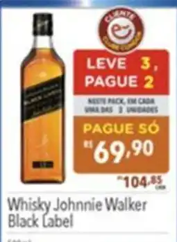 Gigante Atacadista Whisky Johnnie Walker Black Label oferta