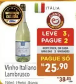 Gigante Atacadista Vinho Italiano Lambrusco oferta
