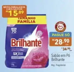 Gigante Atacadista Sabão em Pó Brilhante oferta