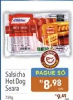 Gigante Atacadista Salsicha Hot Dog Seara oferta
