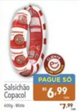 Gigante Atacadista Salsichão Copacol oferta