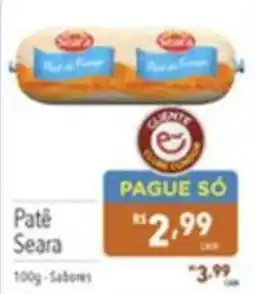 Gigante Atacadista Patê Seara oferta