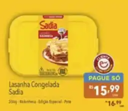 Gigante Atacadista Lasanha Congelada Sadia oferta