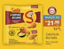 Gigante Atacadista Coxinha da Asa Sadia oferta