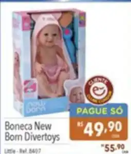 Gigante Atacadista Boneca New Born Divertoy oferta