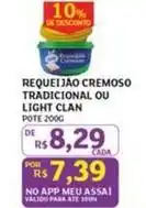 Assaí Atacadista Cremoso - requeijão cremoso tradicional ou light oferta