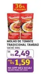 Assaí Atacadista Tradicional - molho de tomate oferta