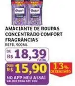 Assaí Atacadista Comfort - amaciante de roupas concentrado oferta