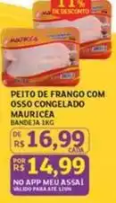 Assaí Atacadista Mauricéa - peito de frango com osso congelado oferta