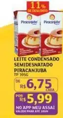 Assaí Atacadista Piracanjuba - leite condensado semidesnatado oferta