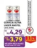 Assaí Atacadista Amstel - cerveja ultra lager oferta