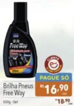 Gigante Atacadista Brilha Pneus Free Way oferta