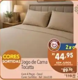 Gigante Atacadista Jogo de Cama Tocatta oferta