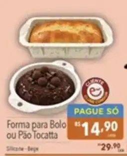 Gigante Atacadista Forma para Bolo ou Pão Tocatta oferta