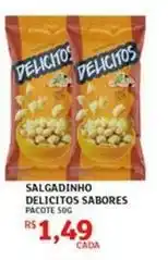 Assaí Atacadista Q delicia - salgadinho sabores oferta