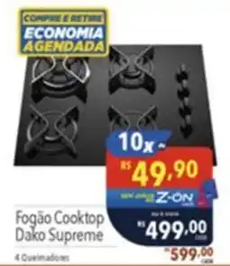 Gigante Atacadista Fogão Cooktop Dako Supreme oferta