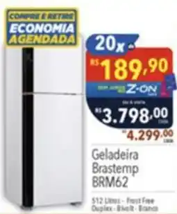 Gigante Atacadista Geladeira Brastemp BRM62 oferta