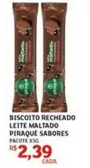 Assaí Atacadista Sabores - biscoito recheado leite maltado oferta