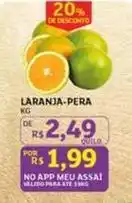 Assaí Atacadista Meu - laranja-pera oferta