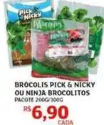 Assaí Atacadista Ninja - brócolis pick & nicky ou ninja brocolitos oferta