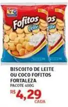 Assaí Atacadista Fortaleza - biscoito de leite ou coco oferta