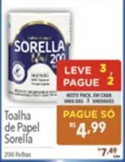 Gigante Atacadista Toalha de Papel Sorella oferta