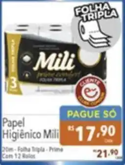 Gigante Atacadista Papel Higiênico Mili oferta