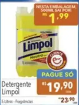 Gigante Atacadista Detergente Limpol oferta