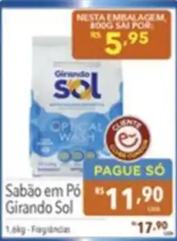 Gigante Atacadista Sabão em pó girando sol oferta