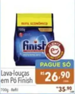 Gigante Atacadista Lava-louças em Pó Finish oferta