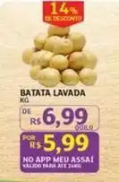 Assaí Atacadista De - batata lavada oferta