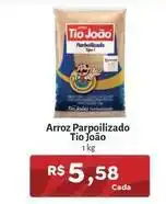 Novo Atacarejo Tio joão - arroz parpoilizado oferta